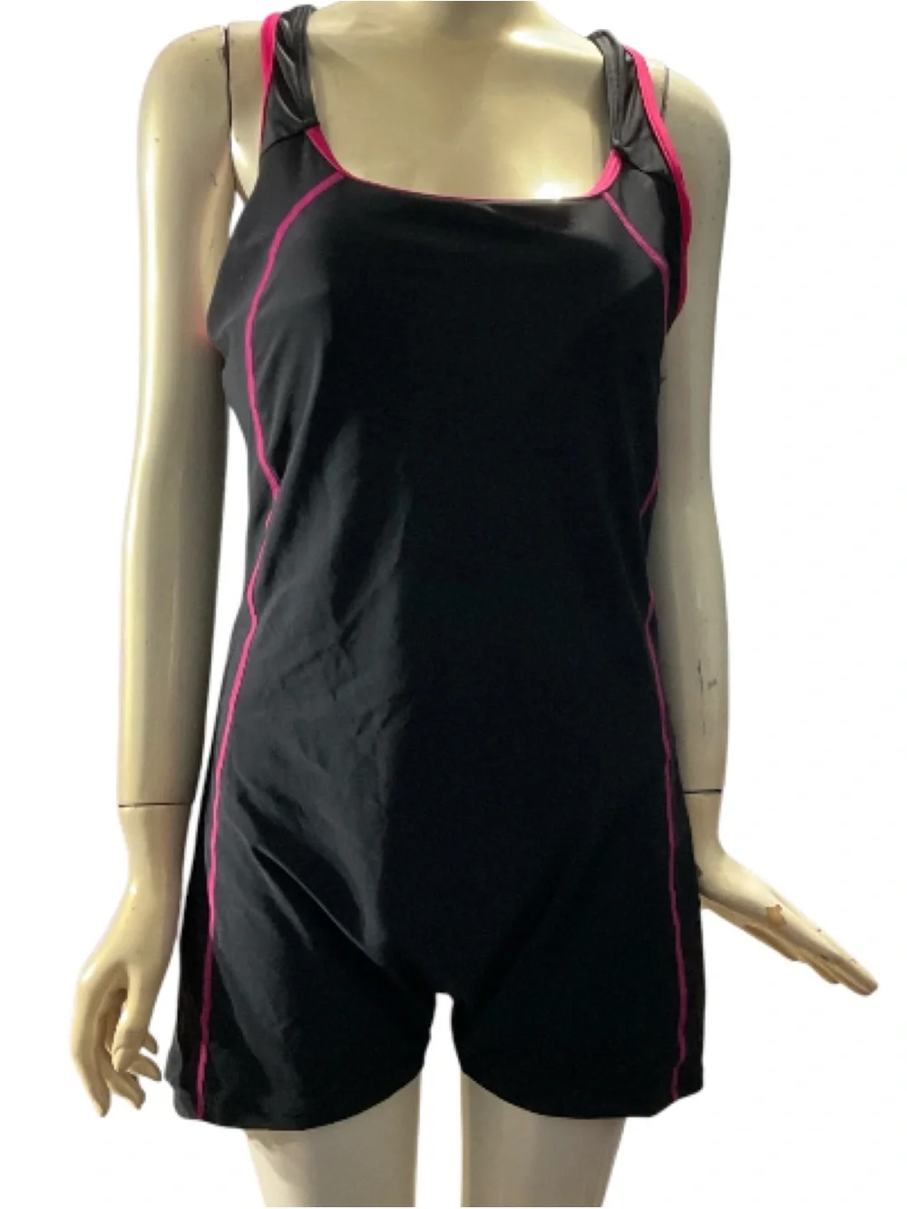 Swimsuit Women Boyleg One Piece Bathing Suit With Bra Pads